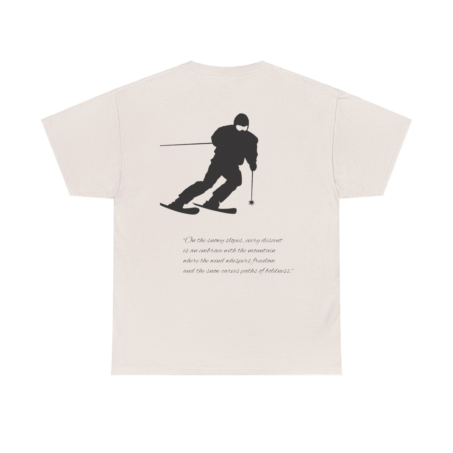 The CHzBTd tee shirt skiing
