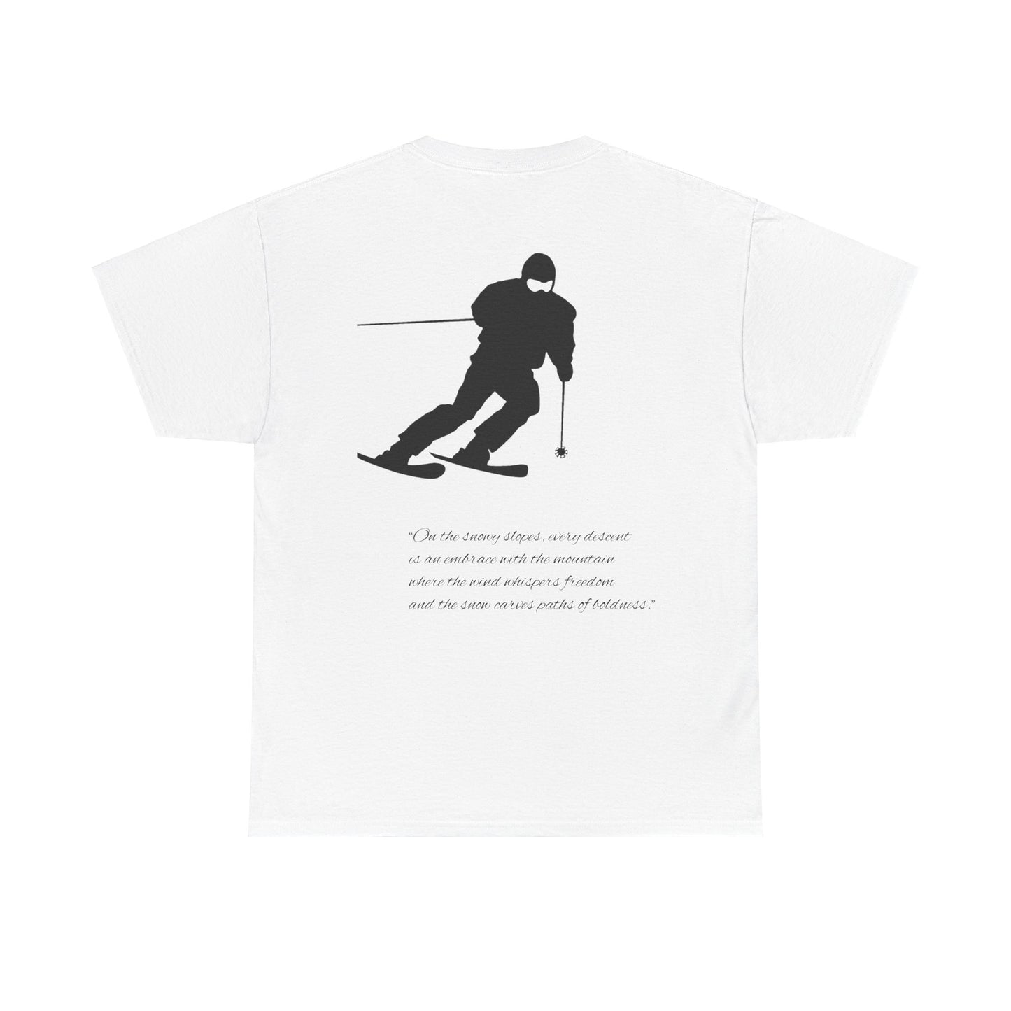 The CHzBTd tee shirt skiing